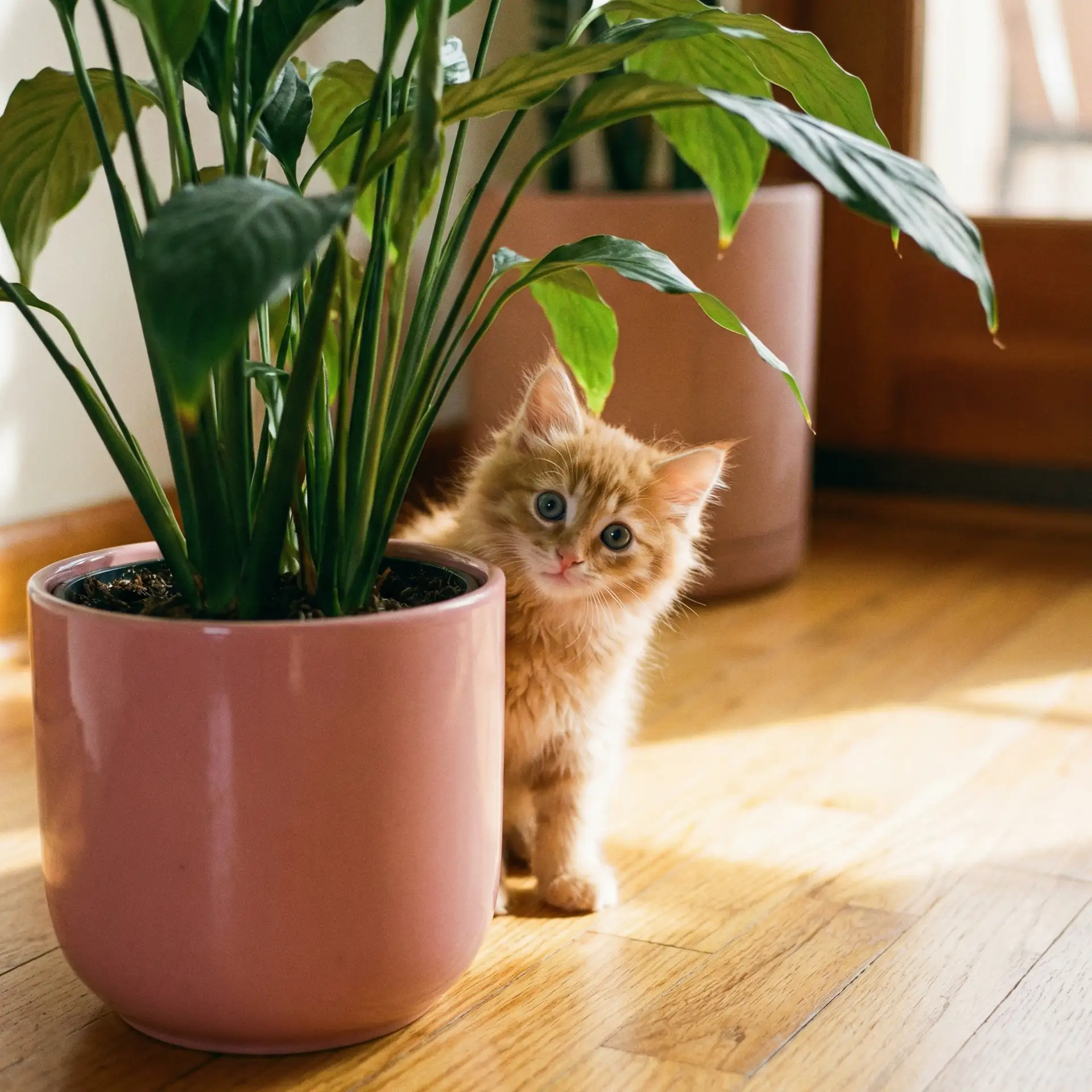 小猫从花盆后探头 - 玉蒲团在线看